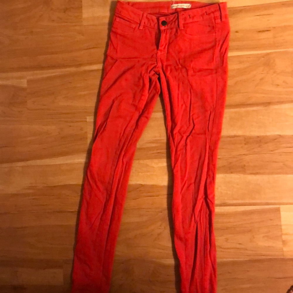 Red jeans